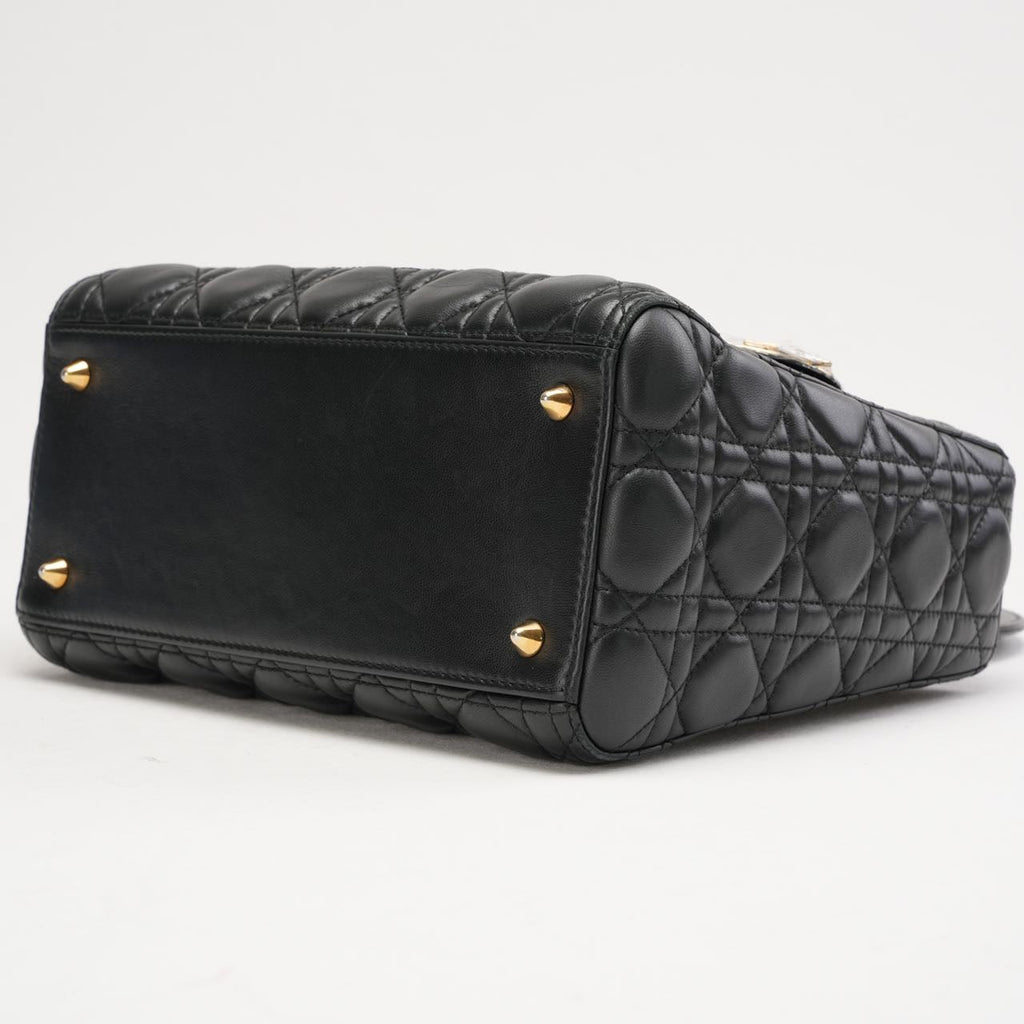 Dior Lady Medium Lamb Black 2015
