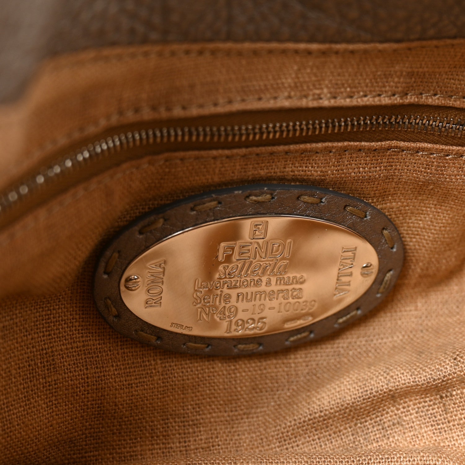 Cuoio Romano Selleria Hobo Peltro