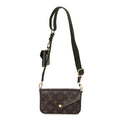 Monogram Felicie Strap & Go Kaki