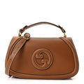 Calfskin Large Blondie Top Handle Flap Bag Sundial