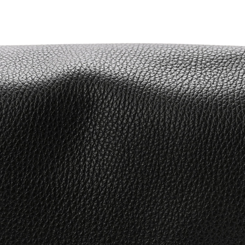 Grained Calfskin Small Souplissimo Maxi Flap Black