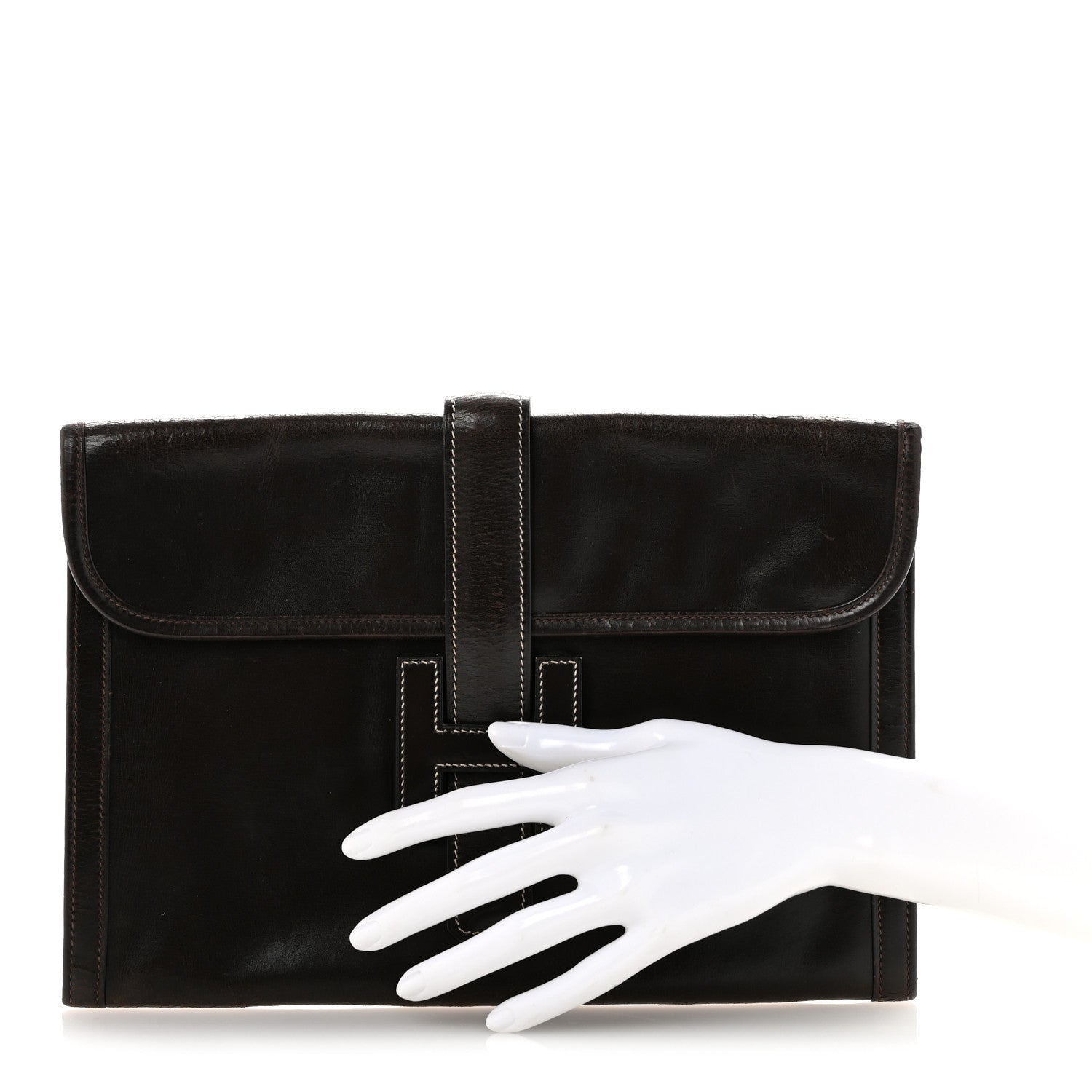 Box Jige GM Clutch Chocolate