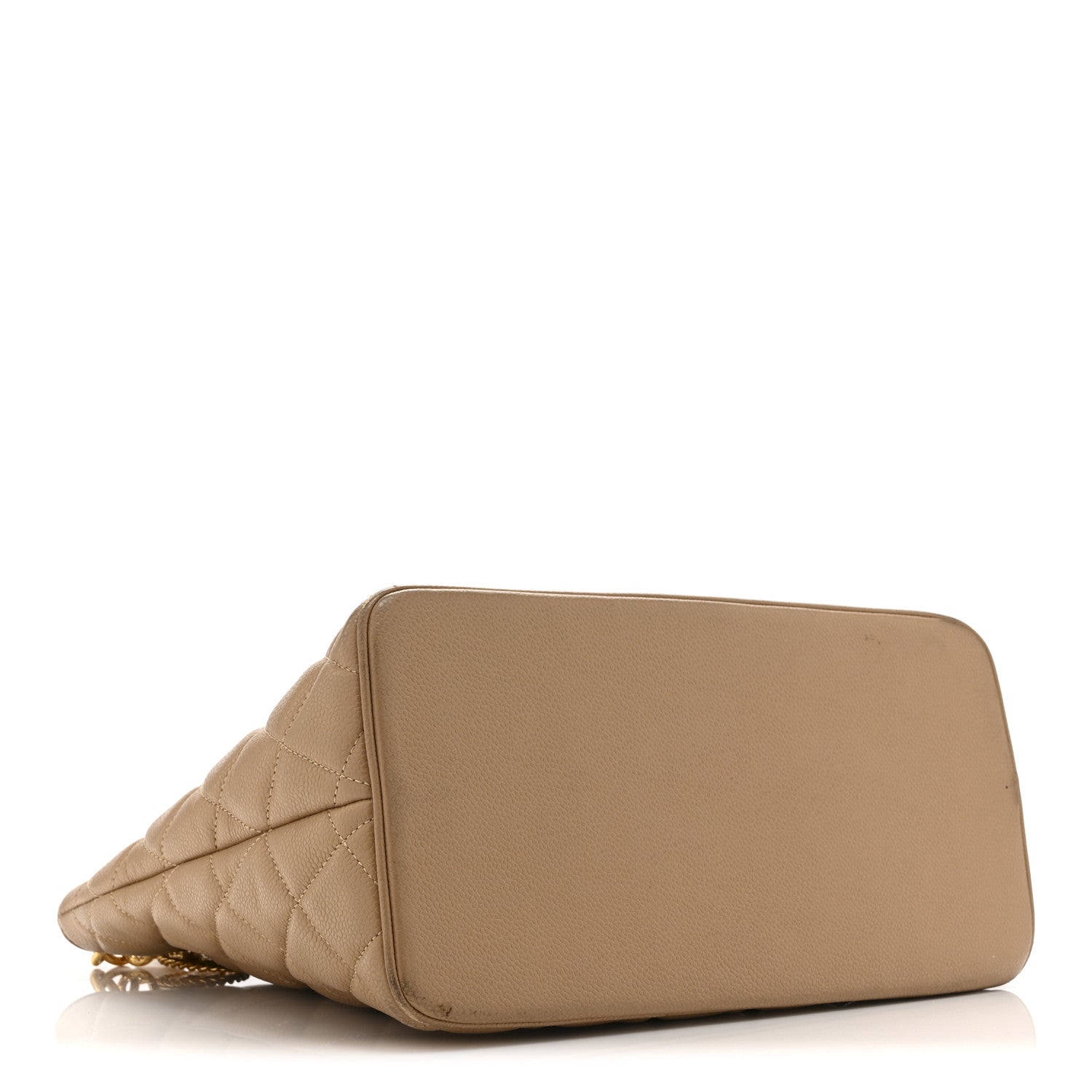 Caviar Quilted Medallion Tote Beige Beige
