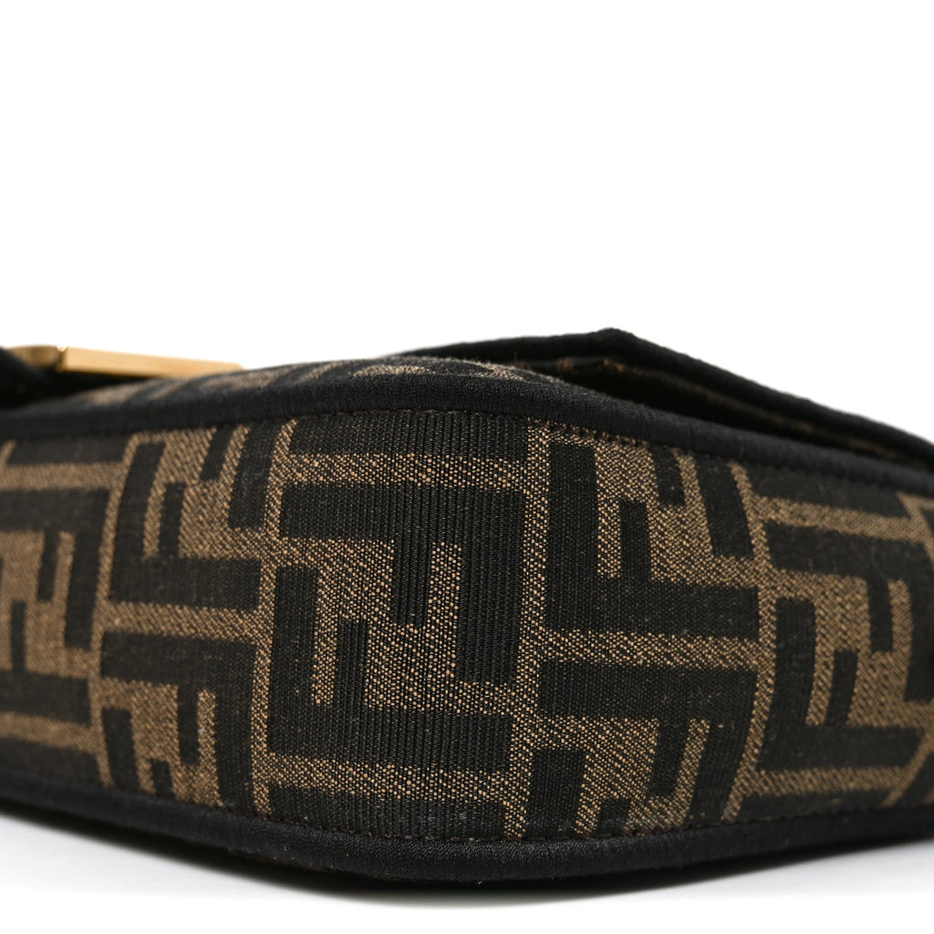 Fabric Jacquard FF 1974 Medium Baguette Tobacco Moro Black