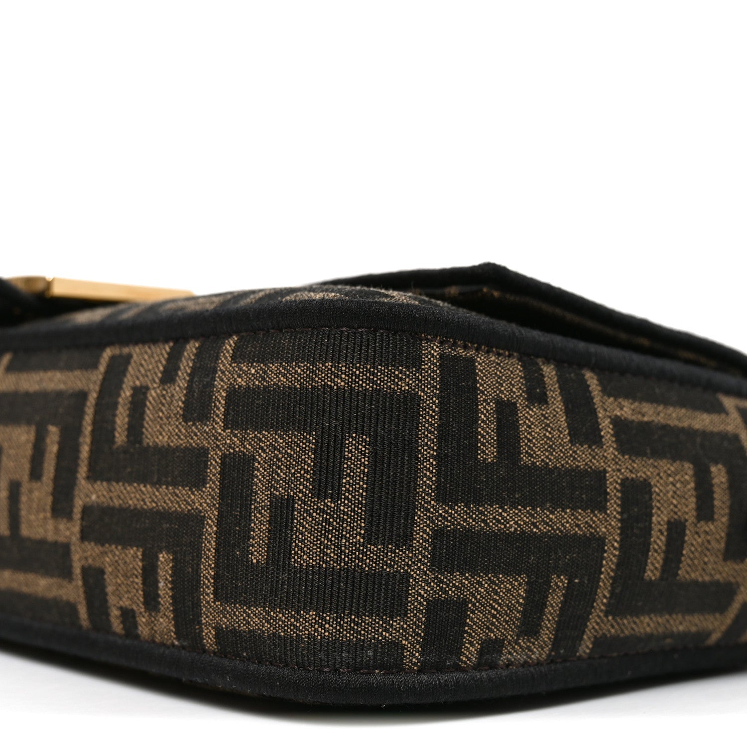 Fabric Jacquard FF 1974 Medium Baguette Tobacco Moro Black