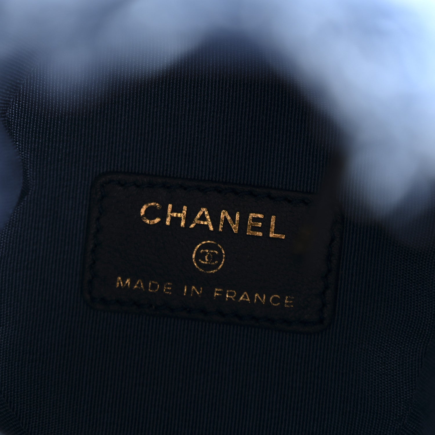 Denim Quilted Mood Mini Bucket With Chain Blue Multicolor