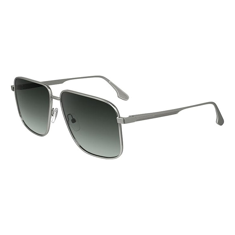 Victoria Beckham Sunglasses Square Full Rim, Matte Black Frame and Grey Gradient Lens VB243S002