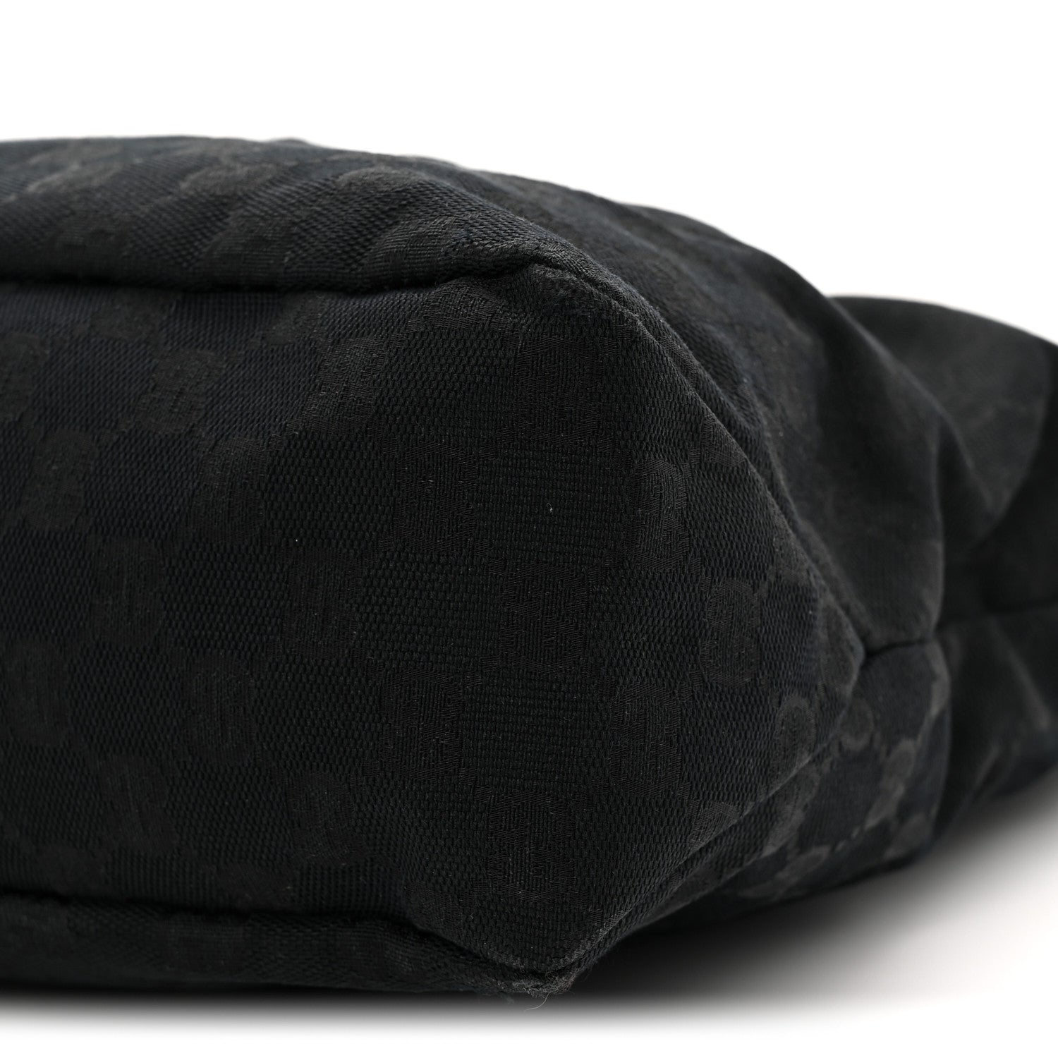 Monogram Medium Horsebit Chain Hobo Black