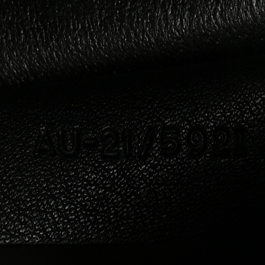 Calfskin Medium Hug Bag Black