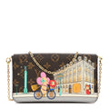 Monogram 2022 Christmas Animation Paris Pochette Felicie Chain Wallet Pink