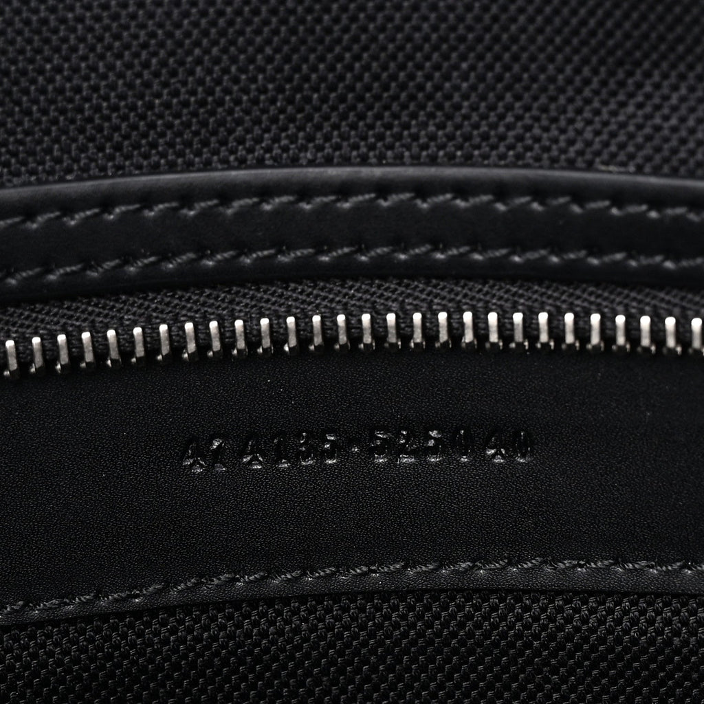 GG Supreme Monogram Appia Calfskin Web Briefcase Black