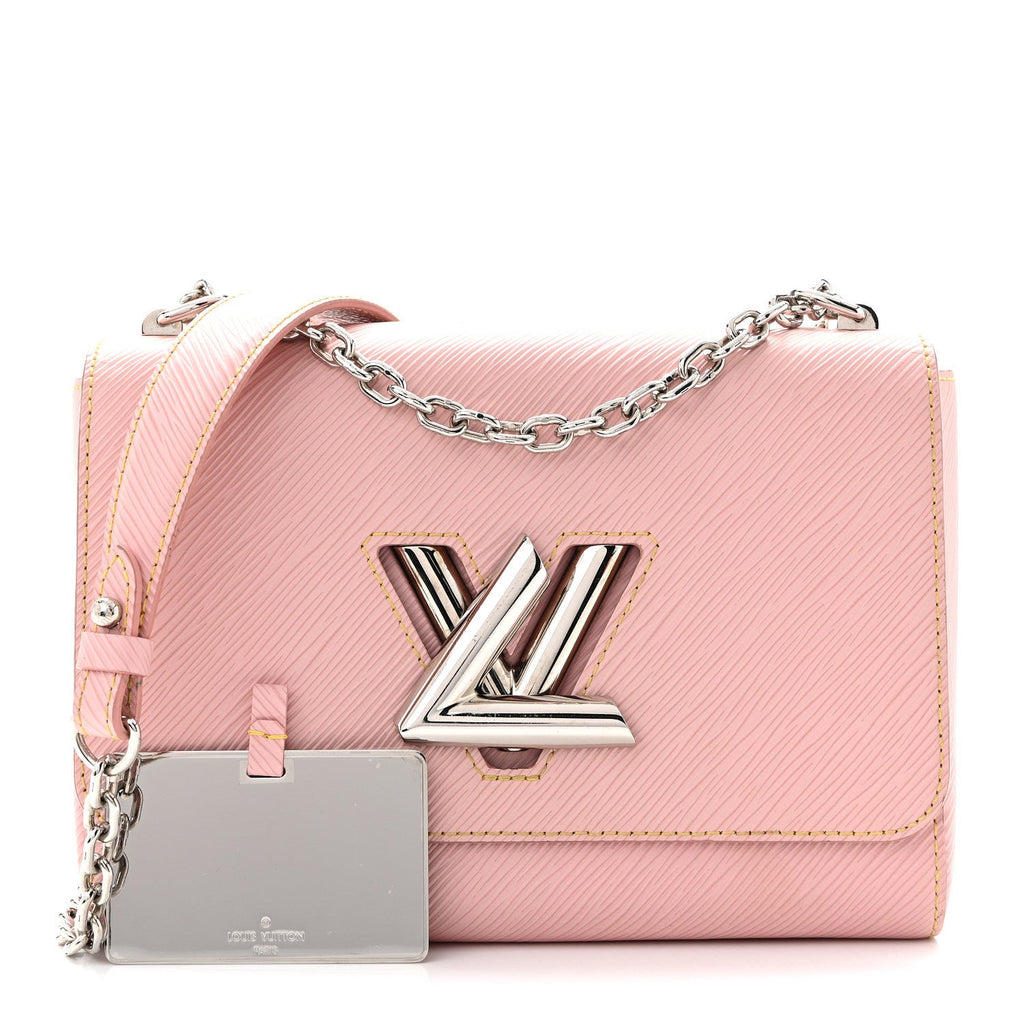 Epi Twist Shoulder Bag MM  Rose Ballerine