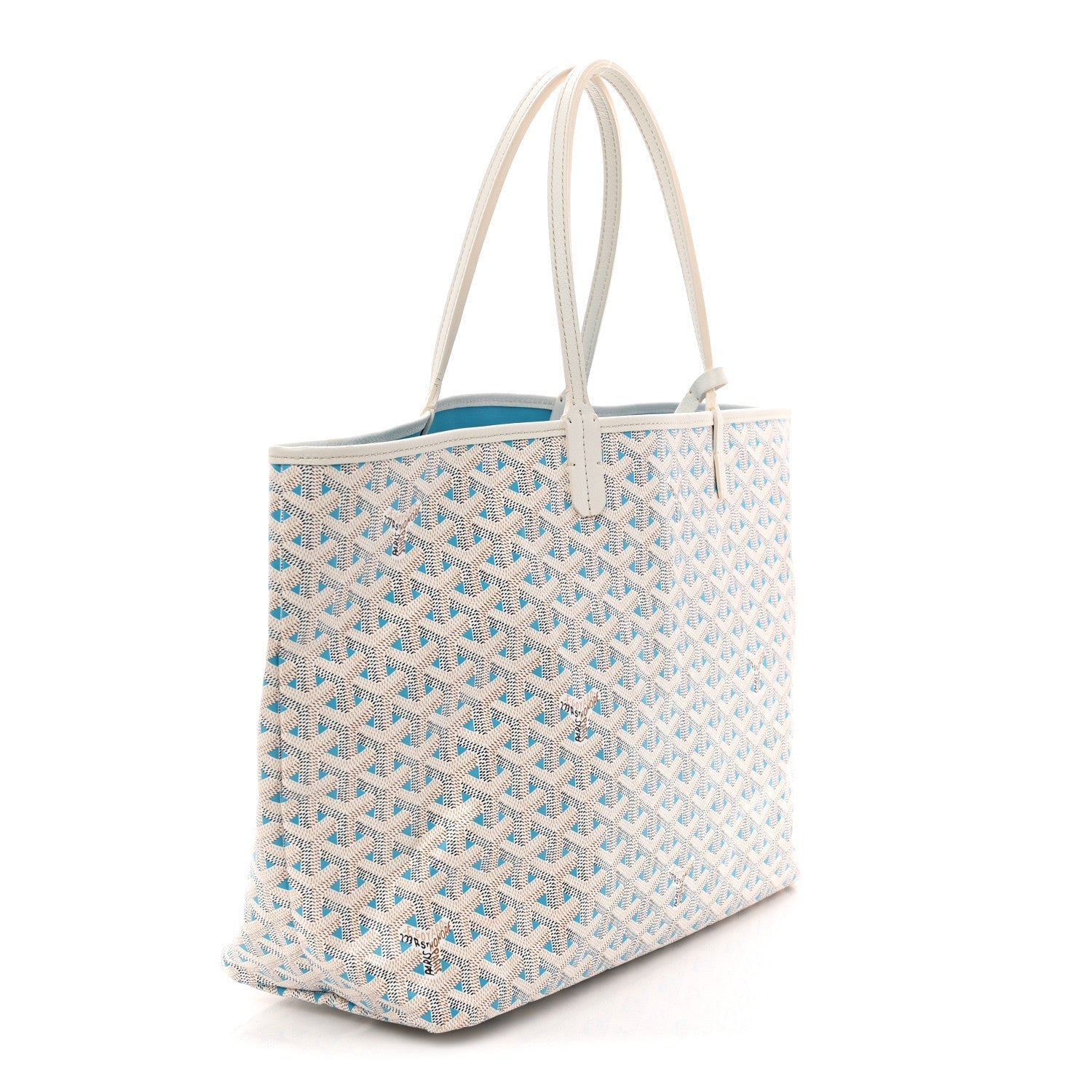Goyardine Saint Louis Claire Voie PM White Opaline