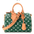 Calfskin Monogram Speedy P9 Bandouliere 25 Green