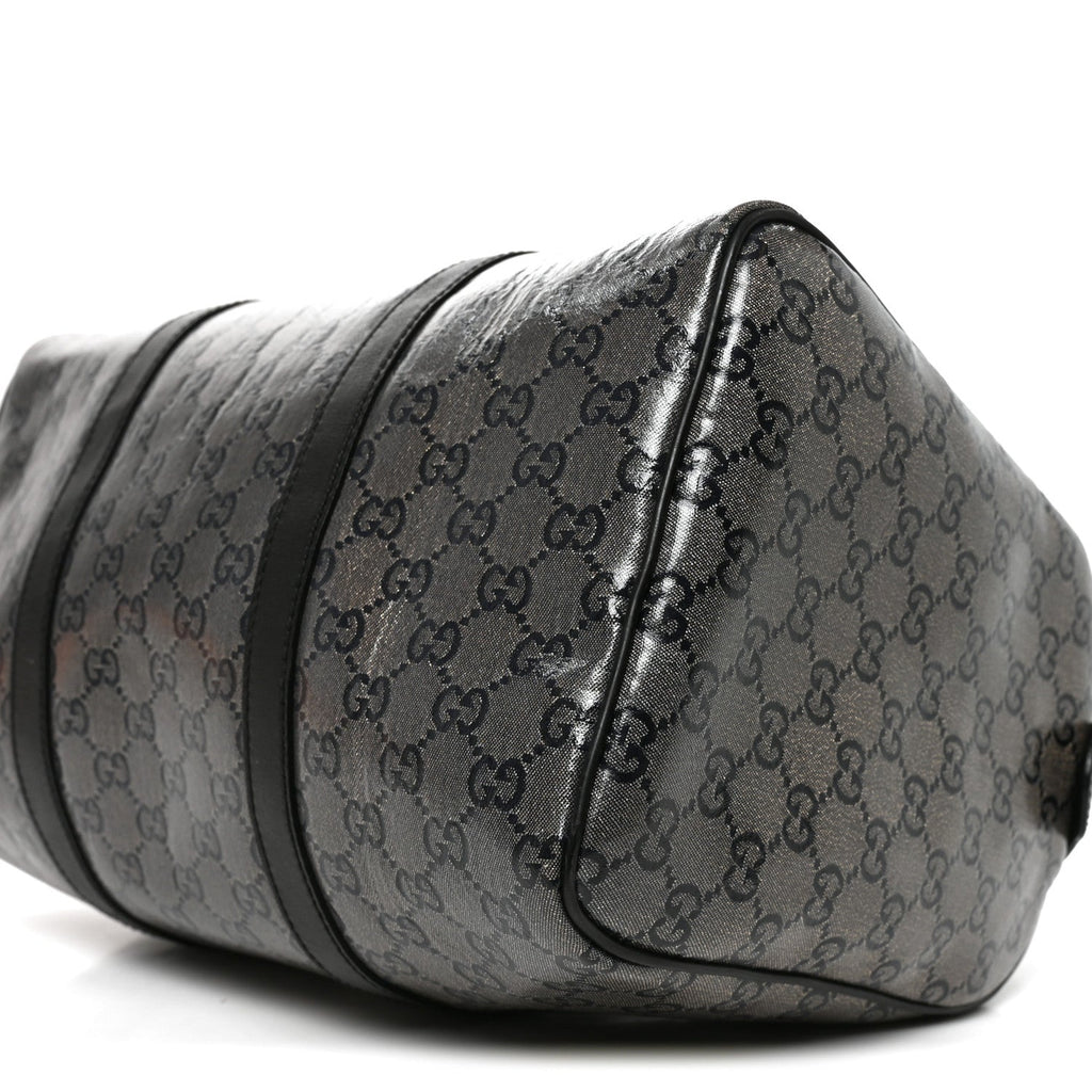 Crystal Monogram Medium Joy Boston Black