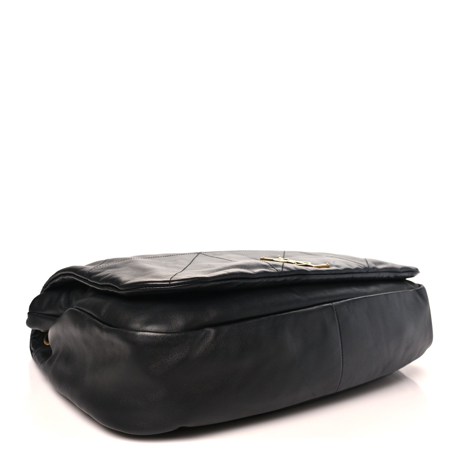 Lambskin Matelasse Monogram Large Jamie 4.3 Black