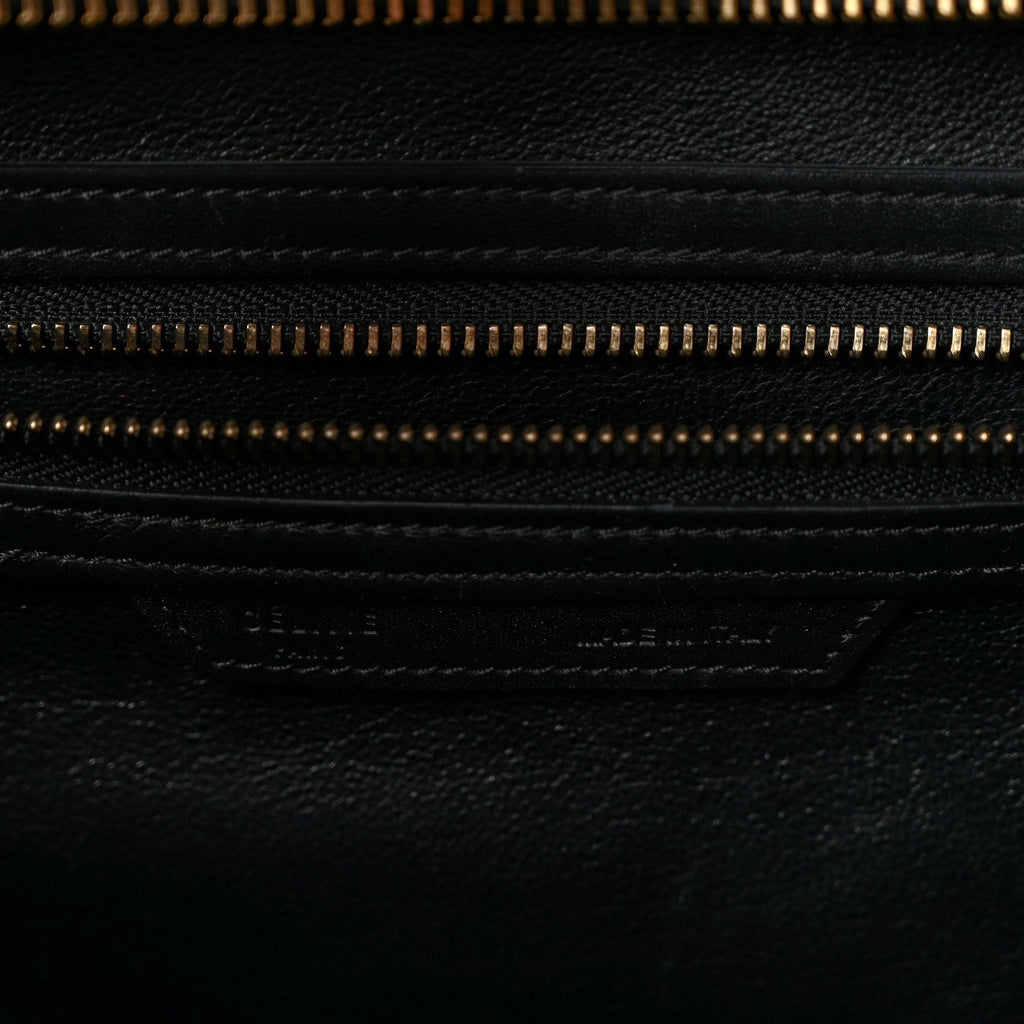 Smooth Calfskin Mini Luggage Black