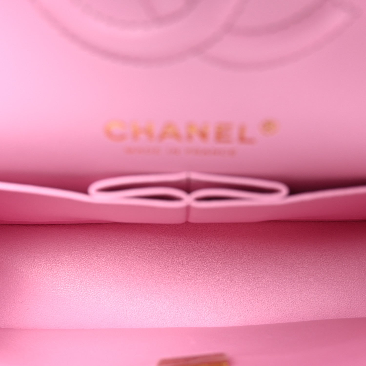 Caviar Quilted Small Double Flap Pink