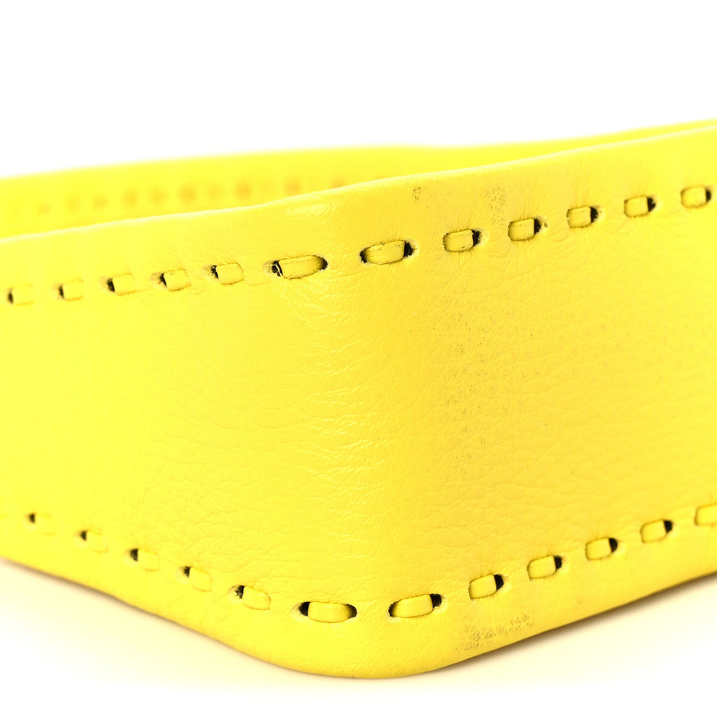 Cuoio Roma Sellerissima Nappa Sintetica Tape Stitch Mini Fendessence Shoulder Bag Pomelo Pomelo