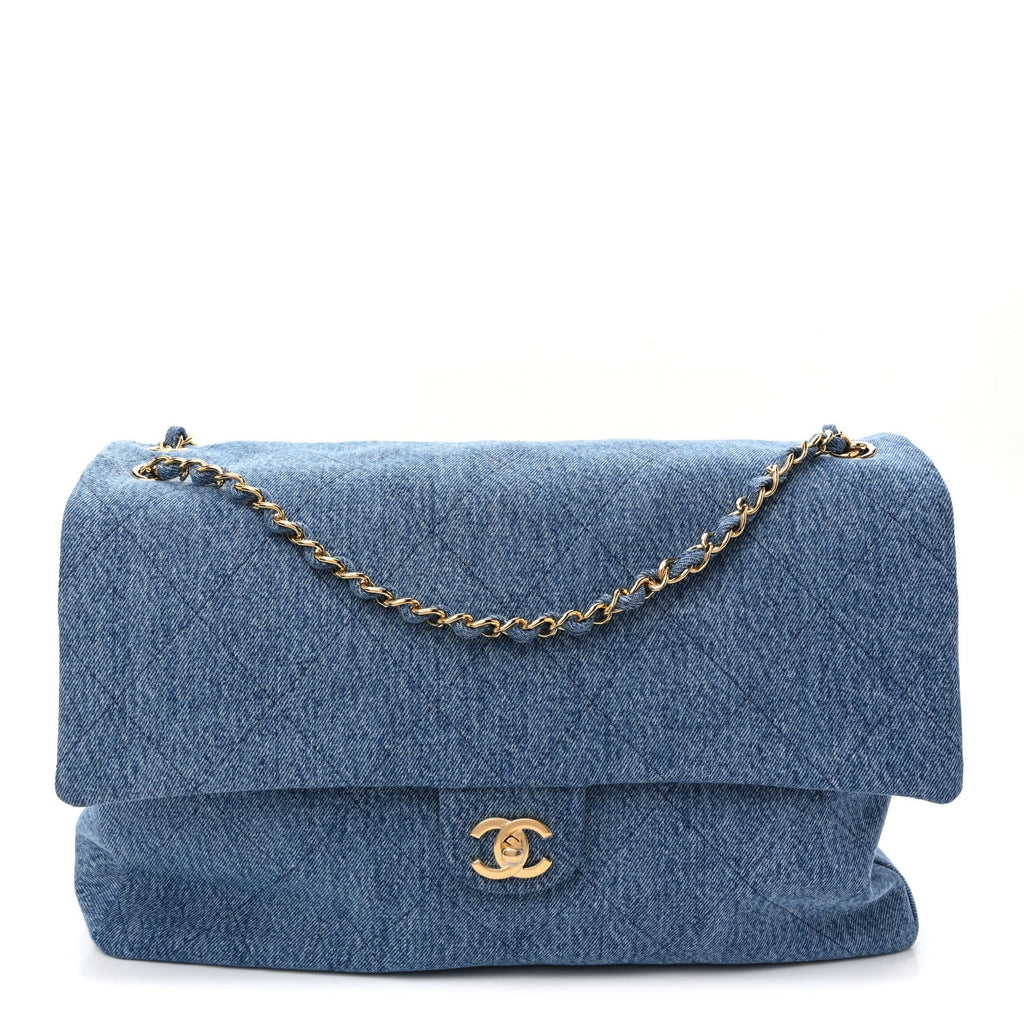 Denim Souplissimo Maxi Flap Blue