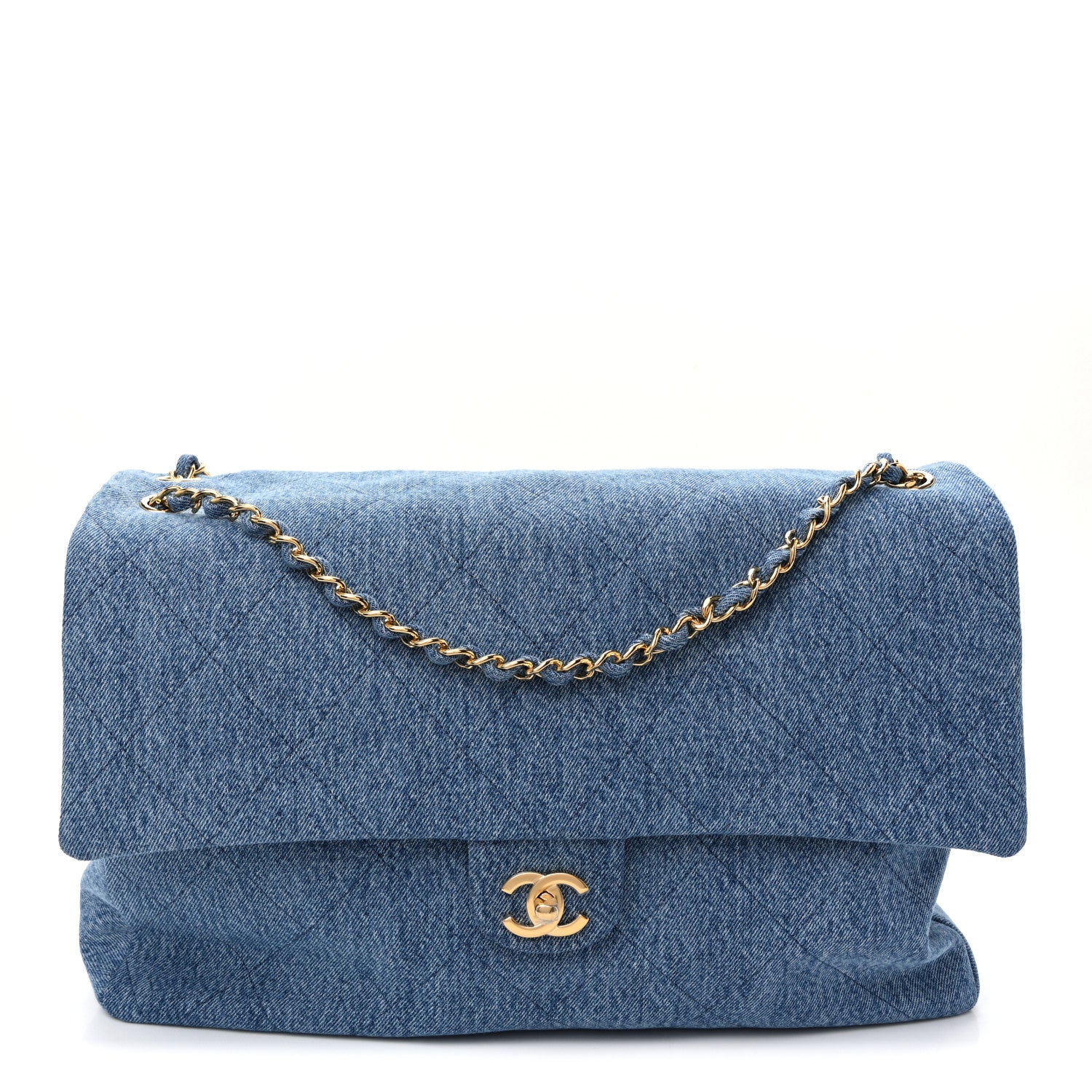 Denim Souplissimo Maxi Flap Blue