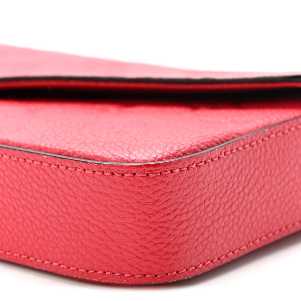 Empreinte Pochette Felicie Chain Wallet Scarlet Scarlet