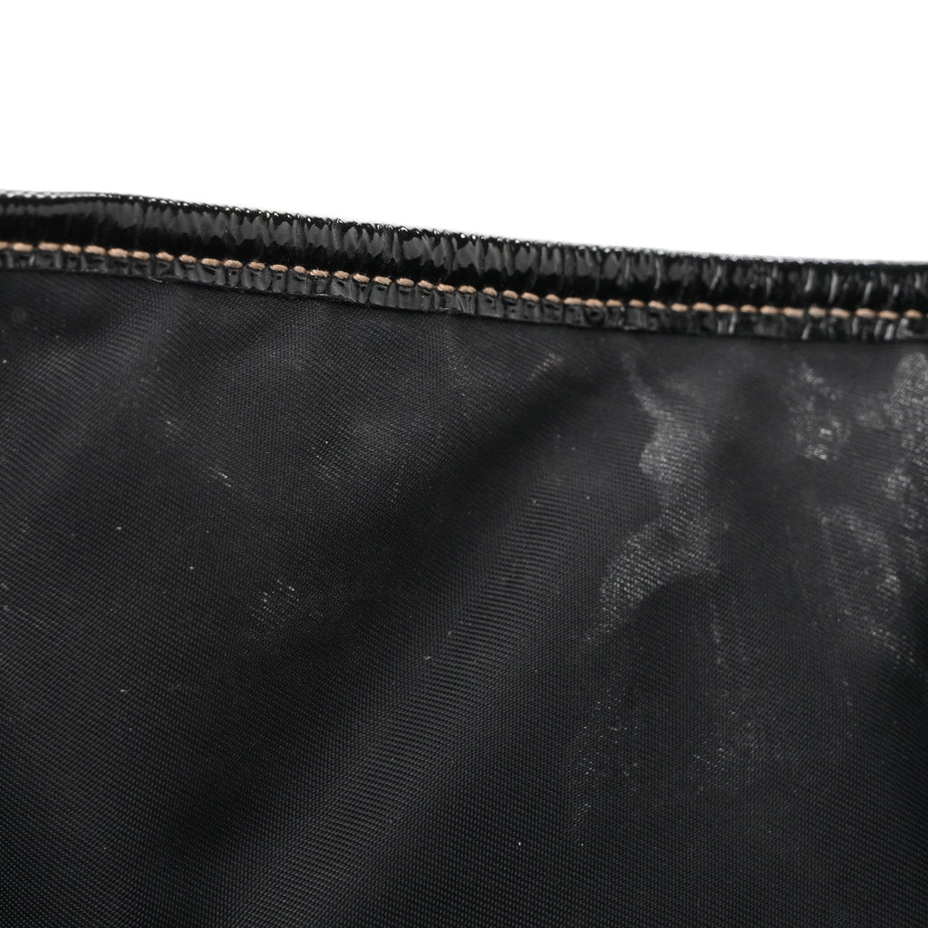 Patent Medium Pelham Shoulder Bag Black