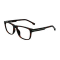 Lacoste Eyeglasses Square Full Rim, Havana Frame and Clear Demo Lens Lens L2887N230