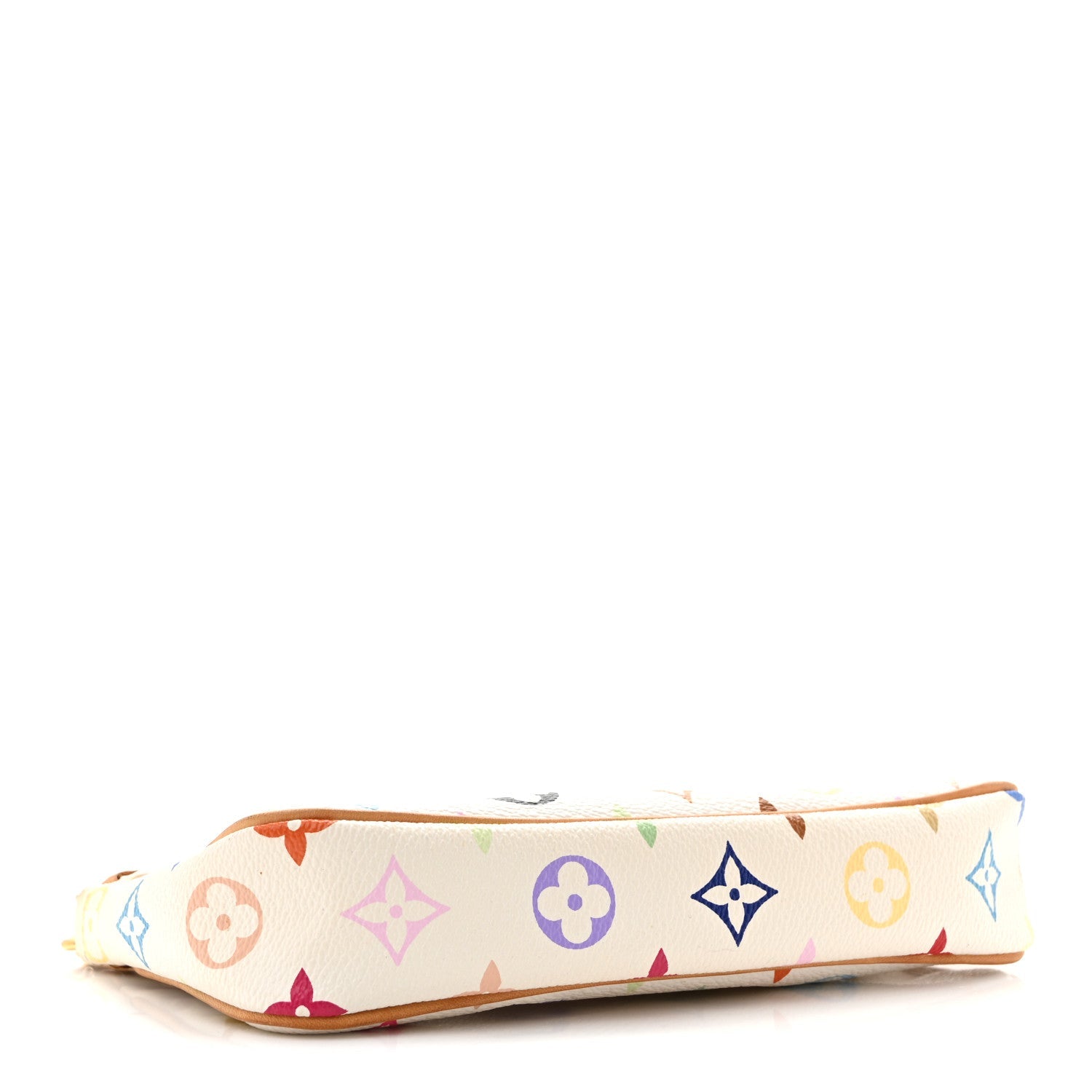 Monogram Multicolor Pochette Accessories White