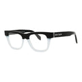 Palm Angels Eyeglasses Square Full Rim, Black Frame and Clear Demo Lenses Lens PERJ012STYLE121000