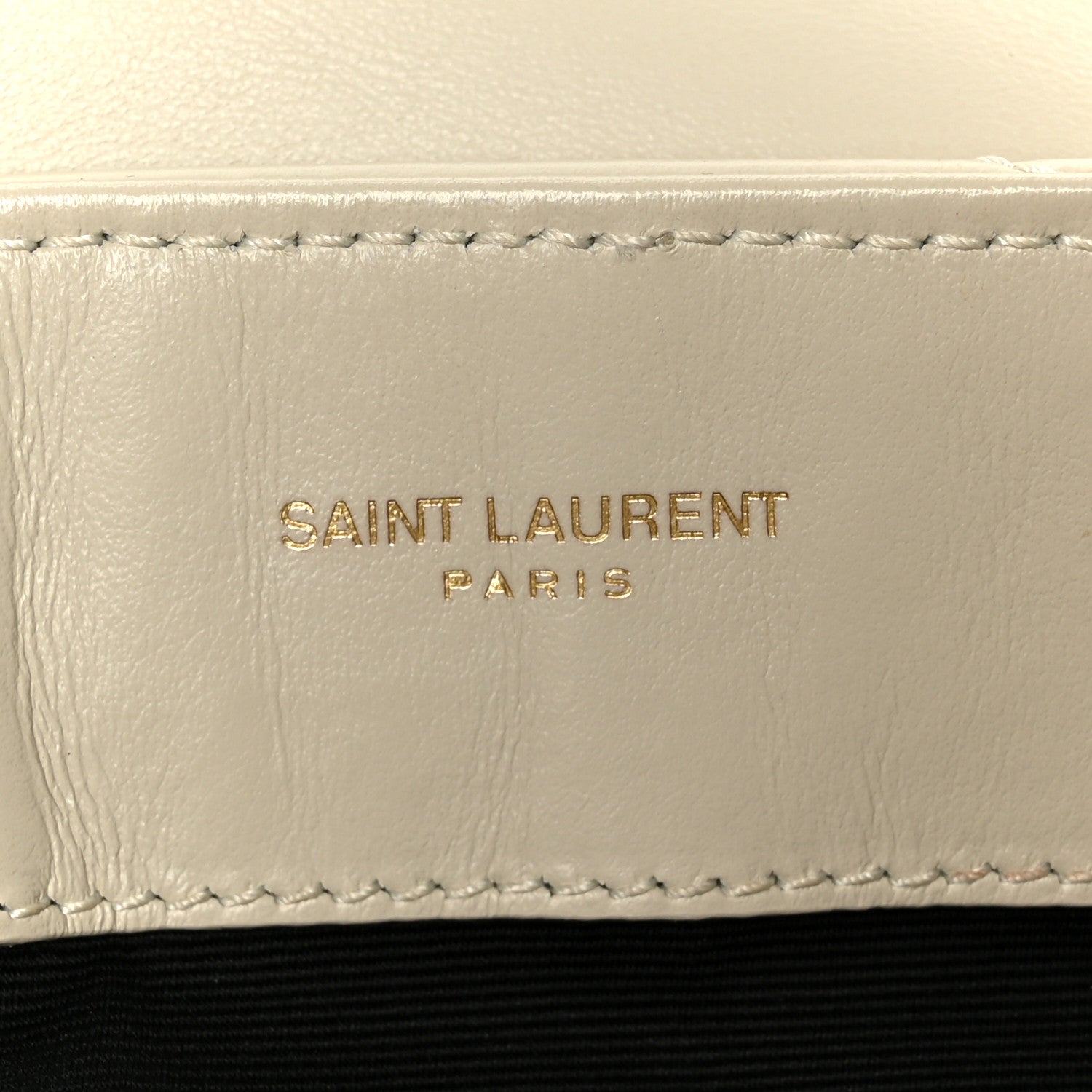 Calfskin Y Quilted Monogram Small Loulou Chain Satchel Crema Soft