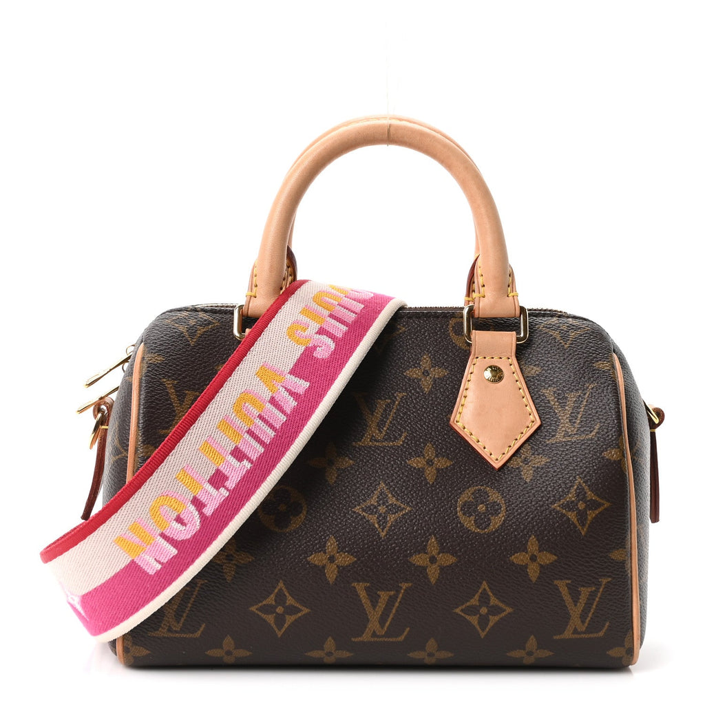Monogram Speedy Bandouliere 20 Fuchsia