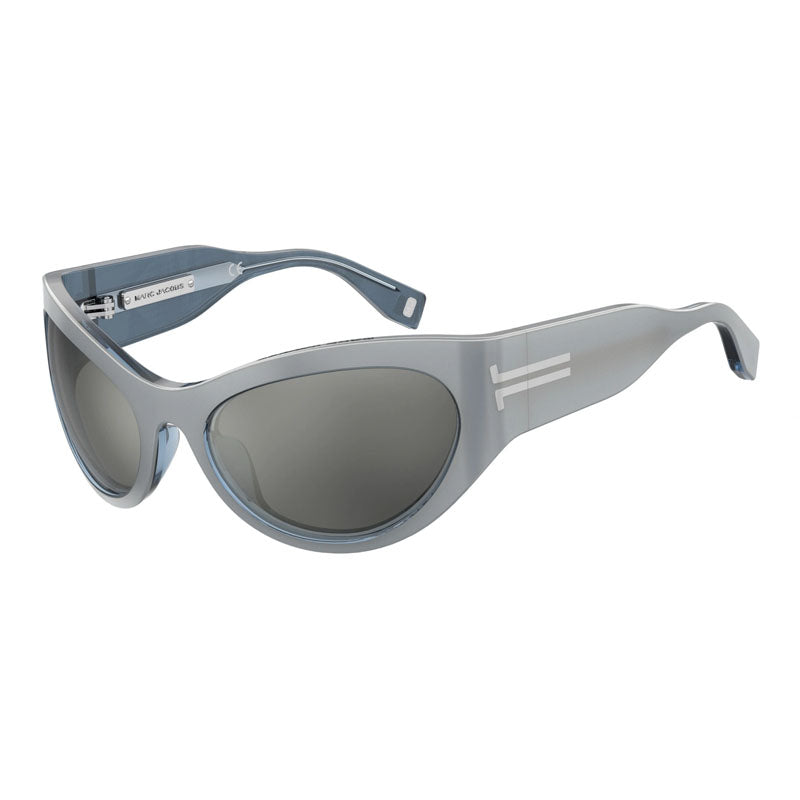 Marc Jacobs Sunglasses Cat Eye Full Rim, Ivory Frame and Grey Brown Gradient Lens MJ1087/S0SZJPR