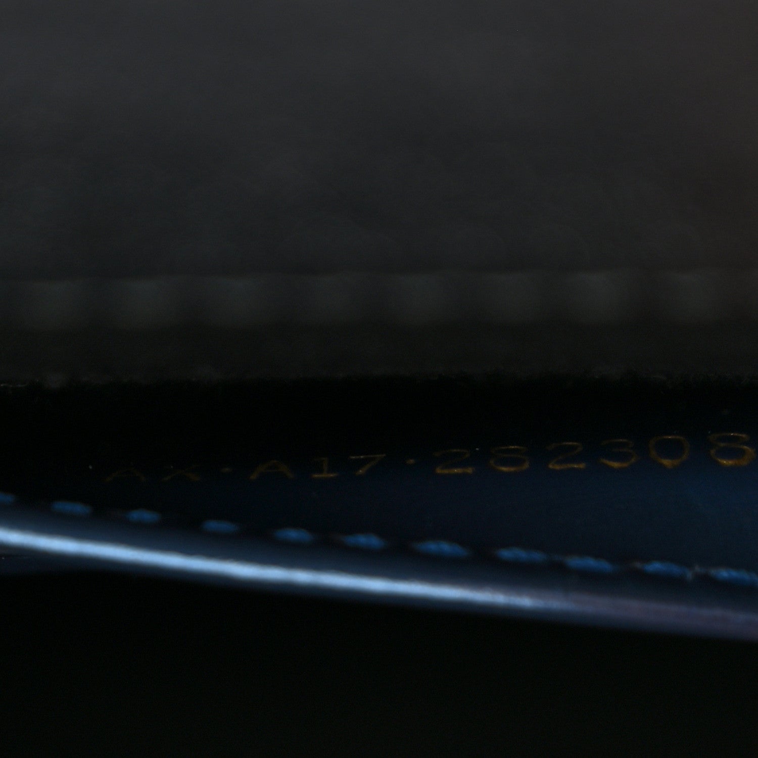 Metallic Calfskin Serpenti Forever Top Handle Blue