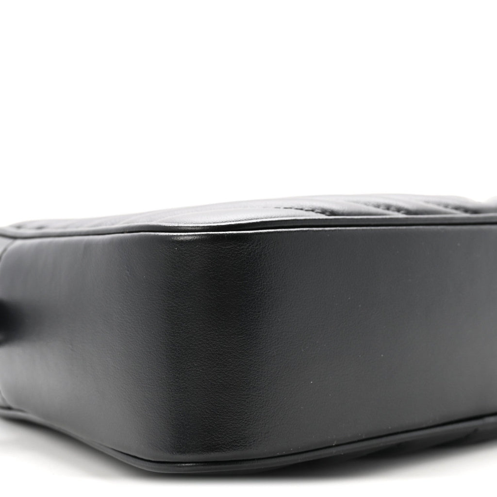 Calfskin Matelasse Monogram Monochrome Lou Camera Bag Black