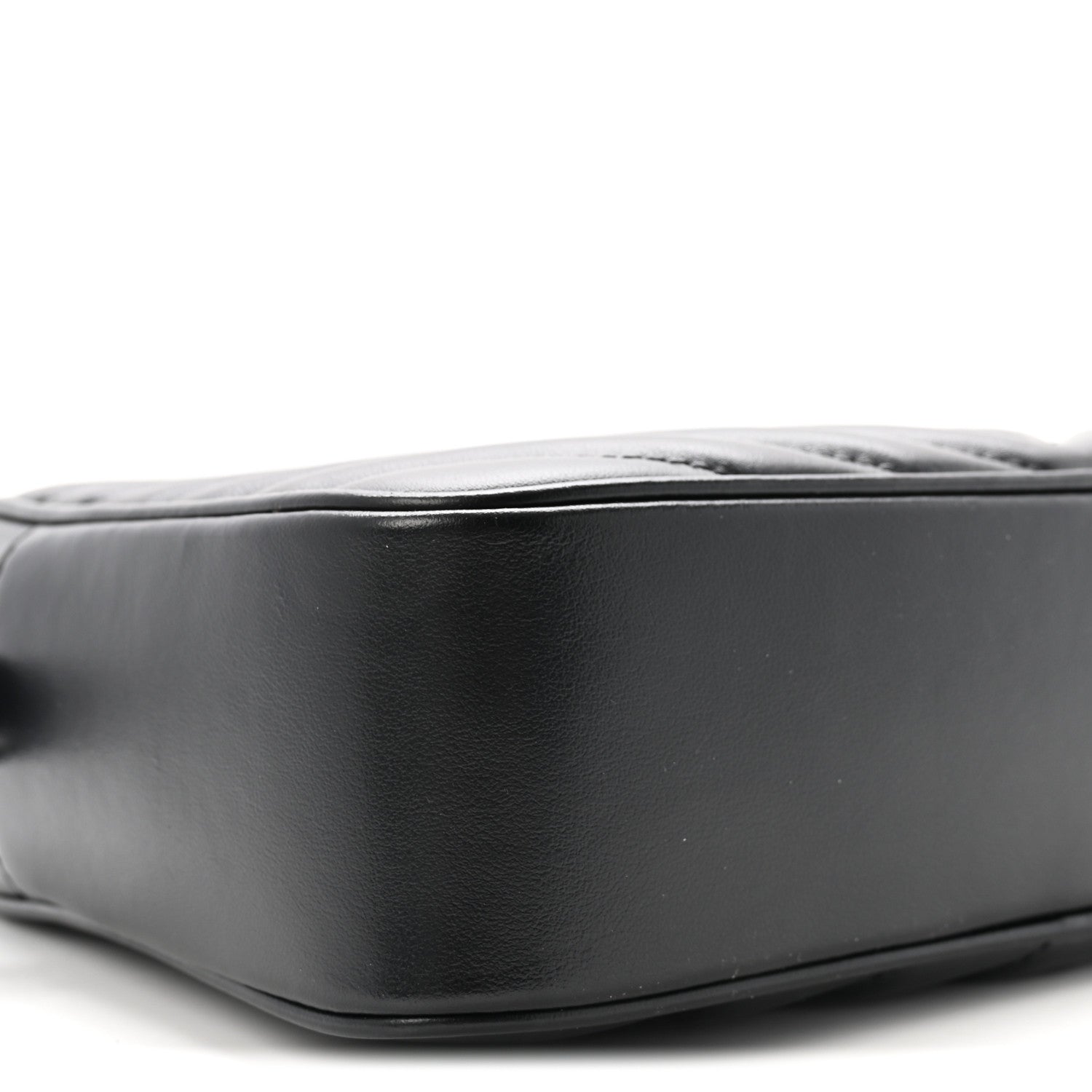 Calfskin Matelasse Monogram Monochrome Lou Camera Bag Black