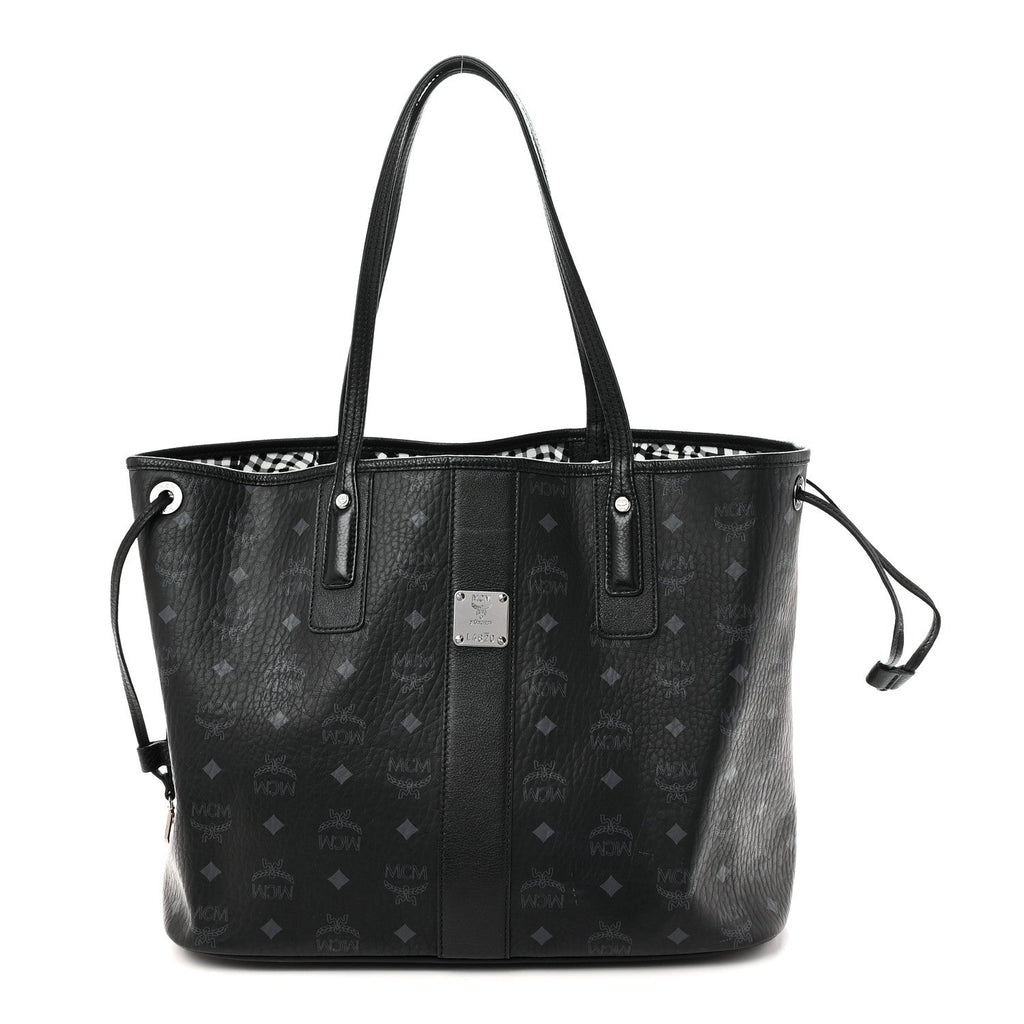 Visetos Medium Liz Reversible Shopper Tote Black
