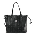 Visetos Medium Liz Reversible Shopper Tote Black