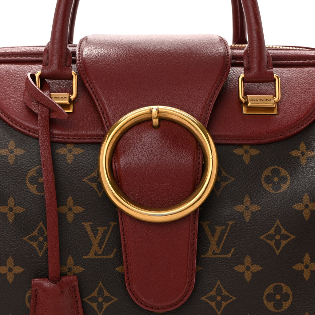 Monogram Golden Arrow Speedy Burgundy