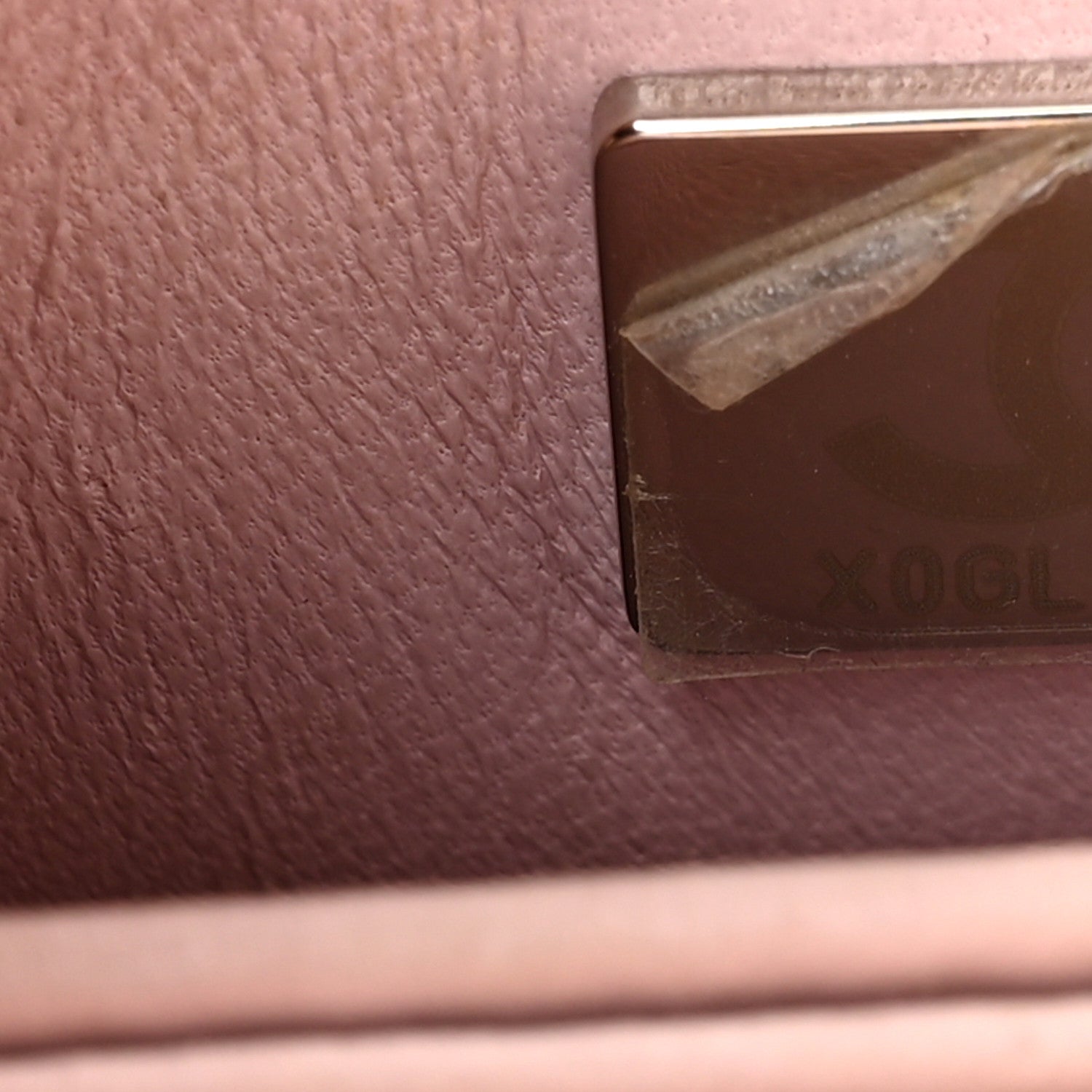 Iridescent Caviar Quilted Extra Mini Coco Handle Flap Light Pink