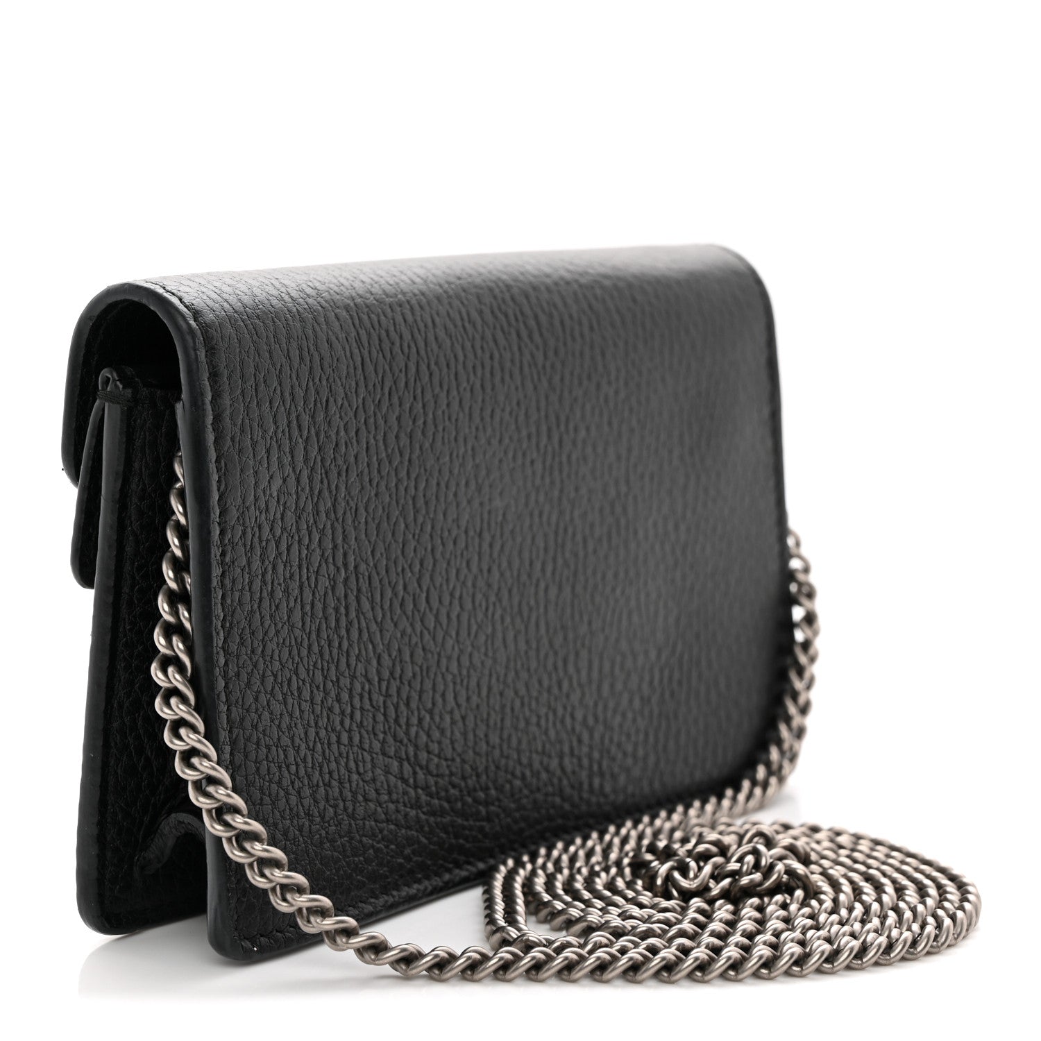 Calfskin Super Mini Dionysus Shoulder Bag Black