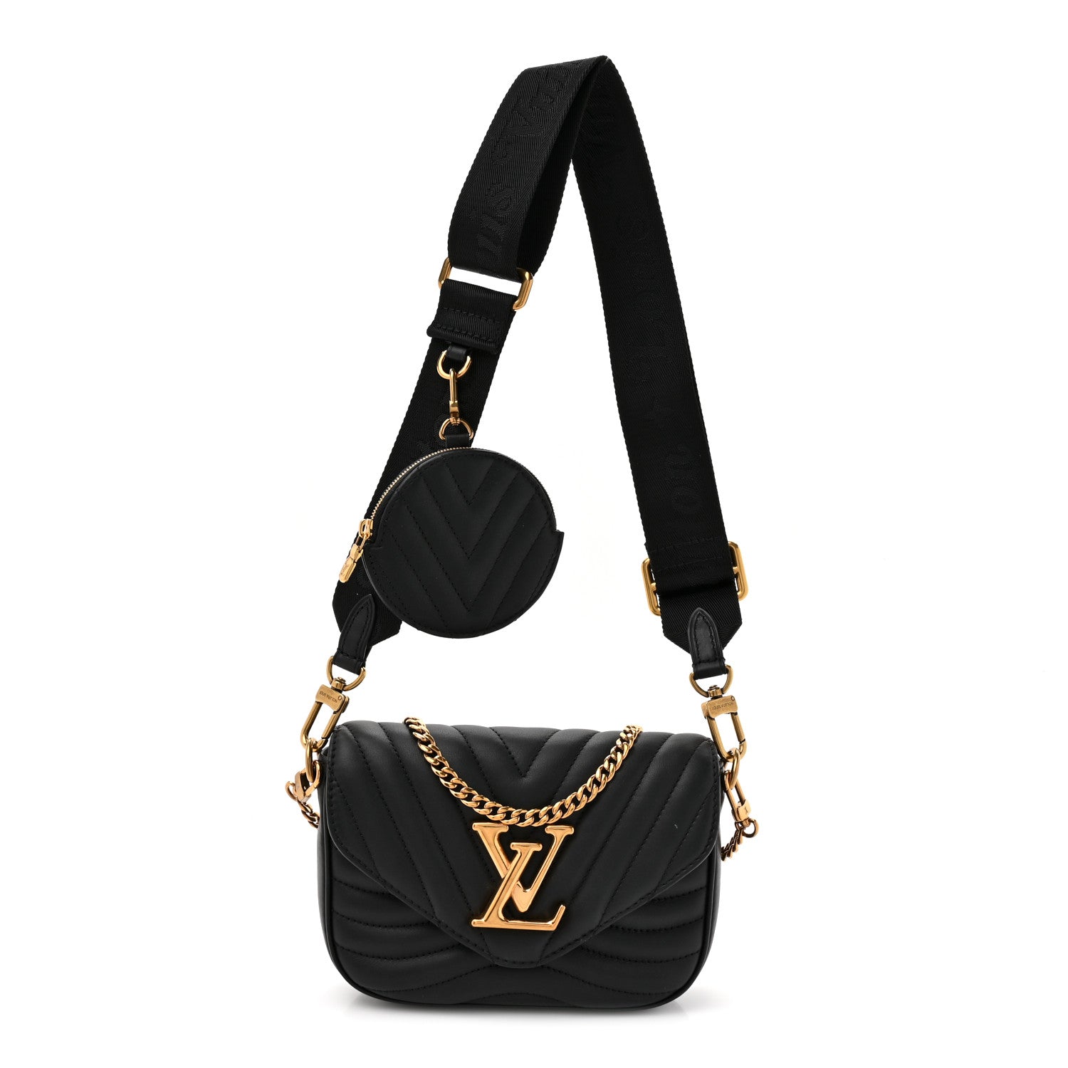 Calfskin New Wave Multi Pochette Black