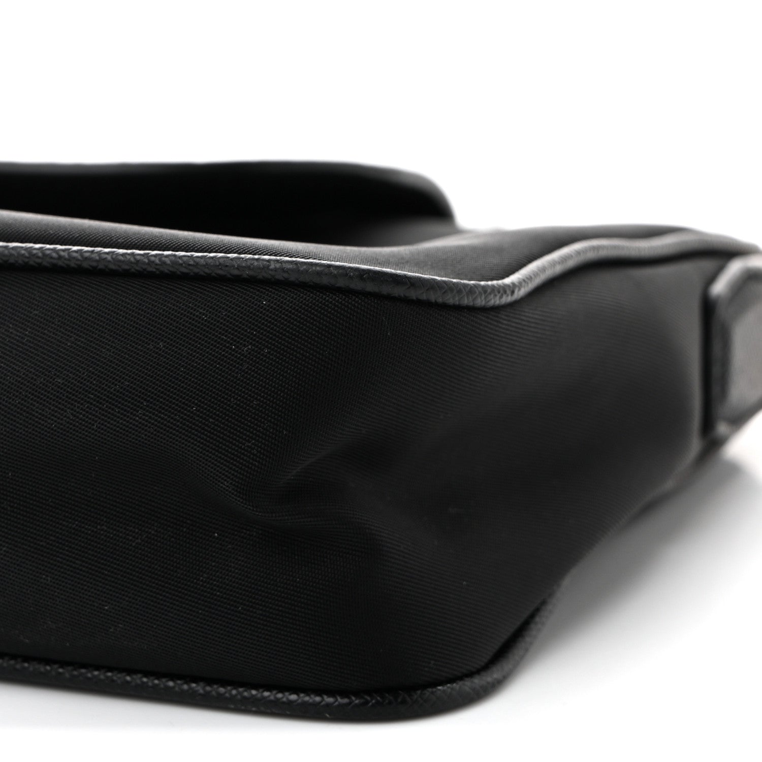Tessuto Nylon Saffiano Crossbody Bag Black
