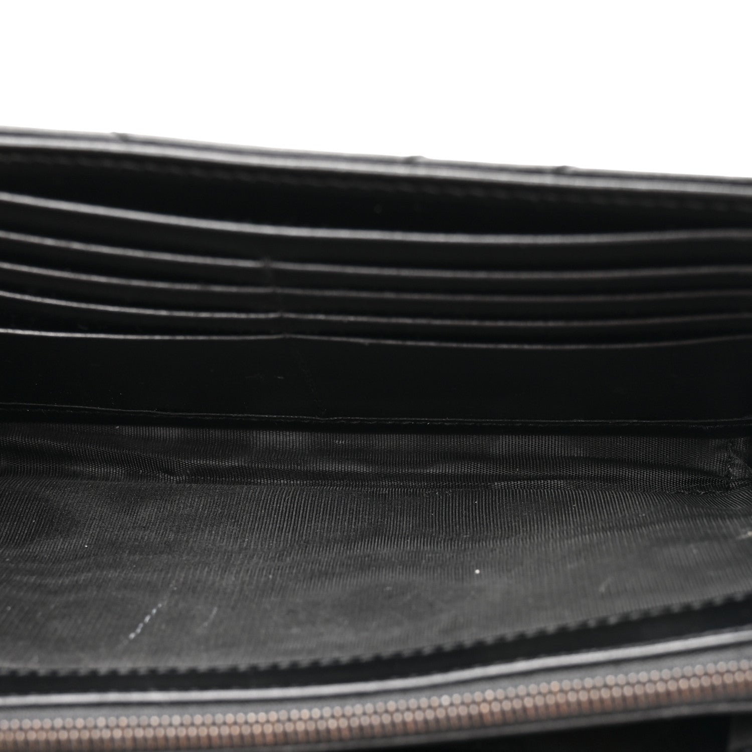 Calfskin Matelasse GG Marmont Chain Wallet Black