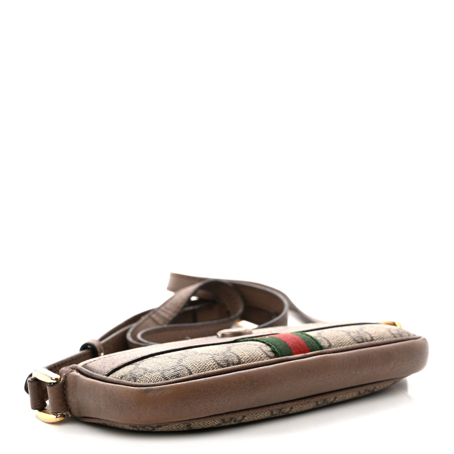 GG Supreme Monogram Web Mini Ophidia GG Bag Brown