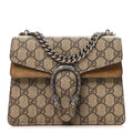 GG Supreme Monogram Mini Dionysus Shoulder Bag Taupe