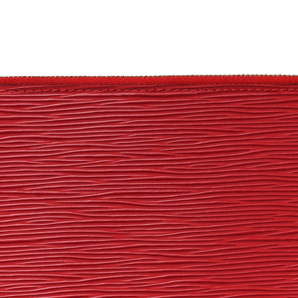 Epi Pochette Accessories 24 Castillan Red