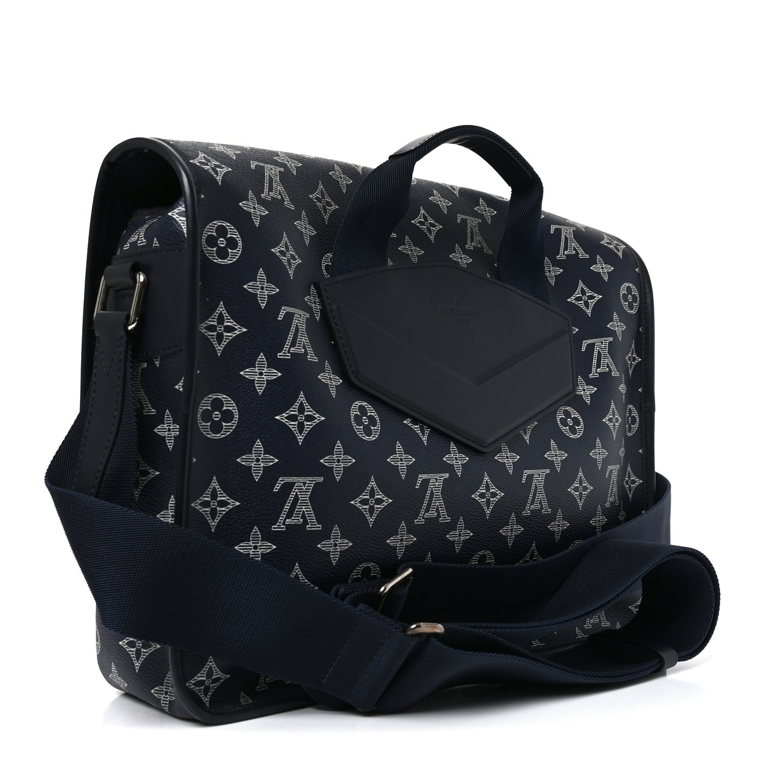 Savane Monogram Zebra Chapman Messenger GM Encre