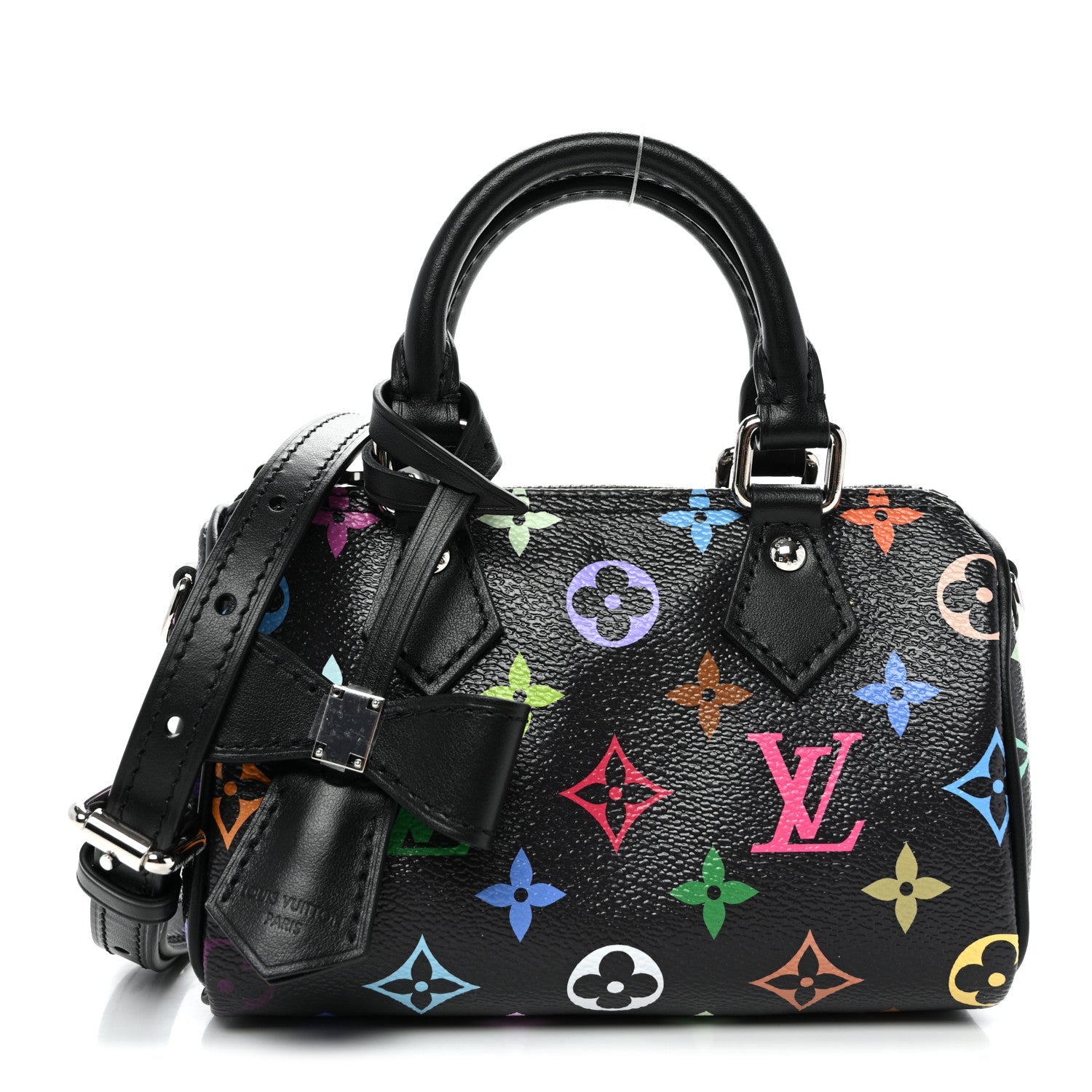 LV x TM Monogram Multicolor Nano Speedy Black