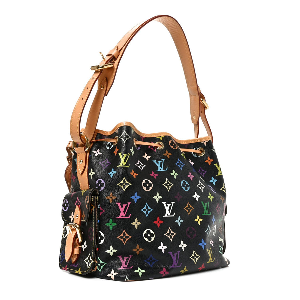 Monogram Multicolor Petit Noe Black